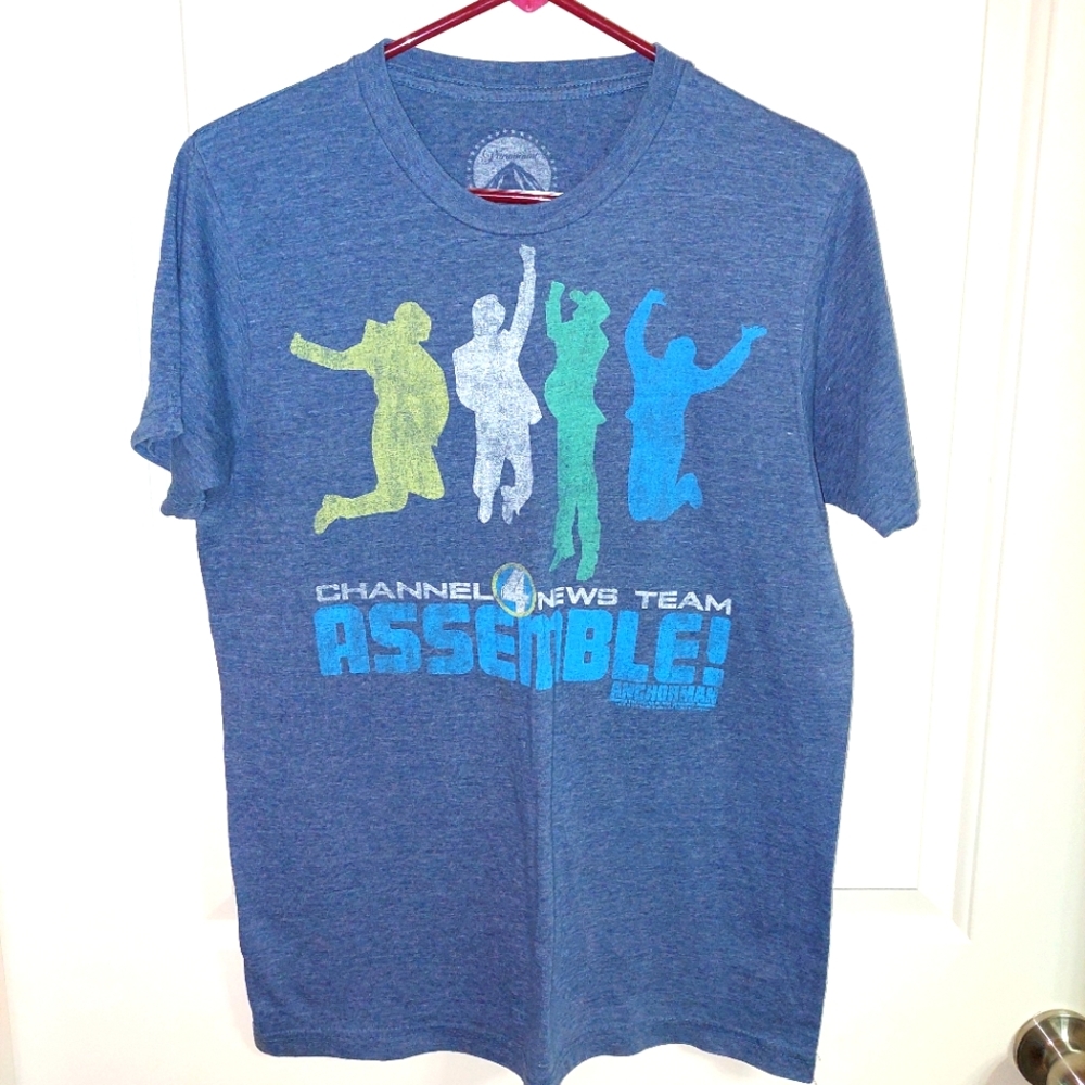 Men's PARAMOUNT ANCHORMAN Movie T-Shirt - (M)